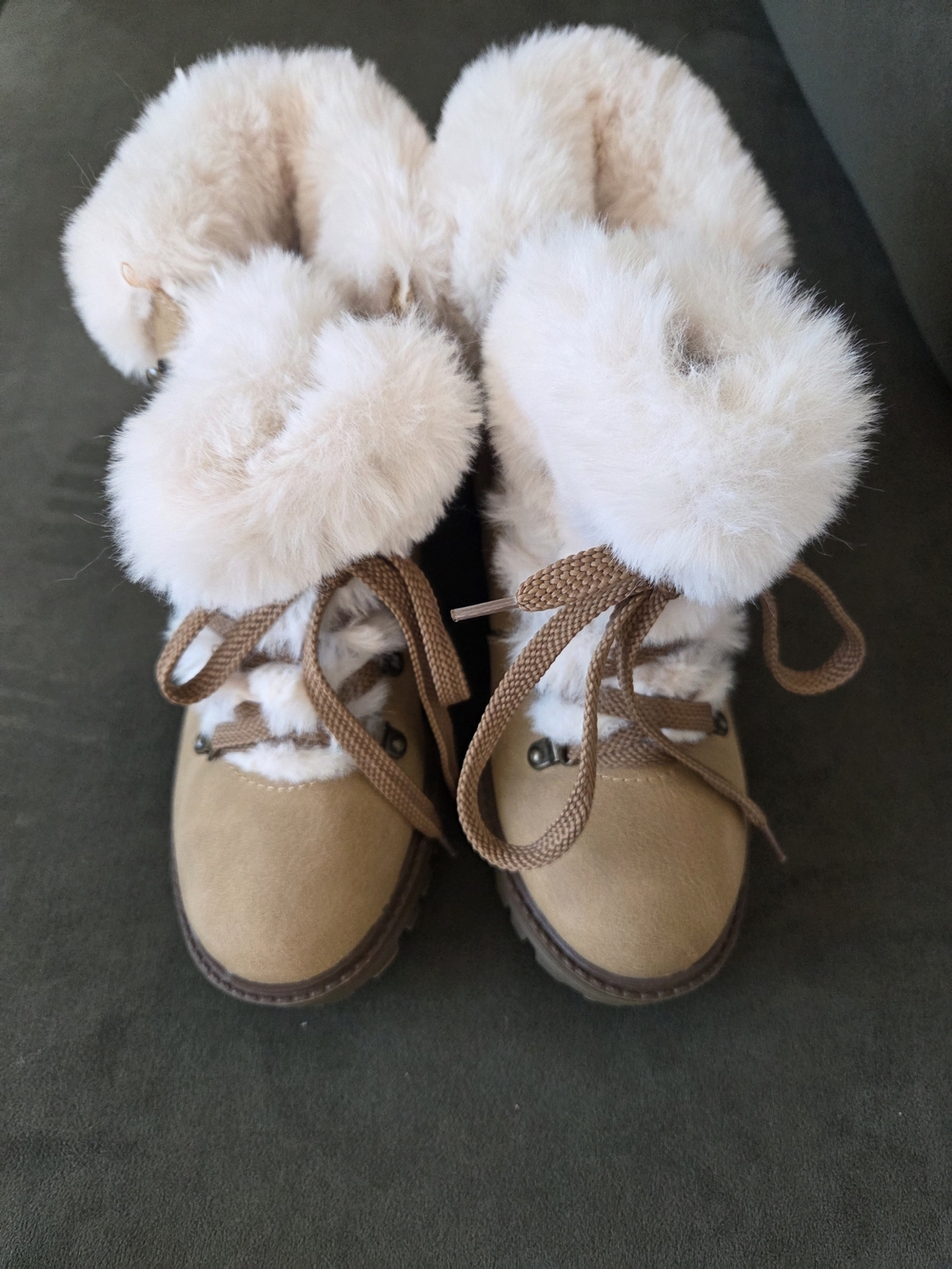Union Bay Faux-Fur Lined Tan Winter Boots